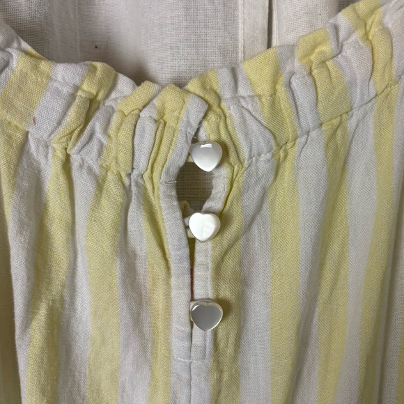 NWT Stoney Clover Lane X Target Yellow Stripe Jumpsuit Romper Women's XLarge 1X - Picture 6 of 10